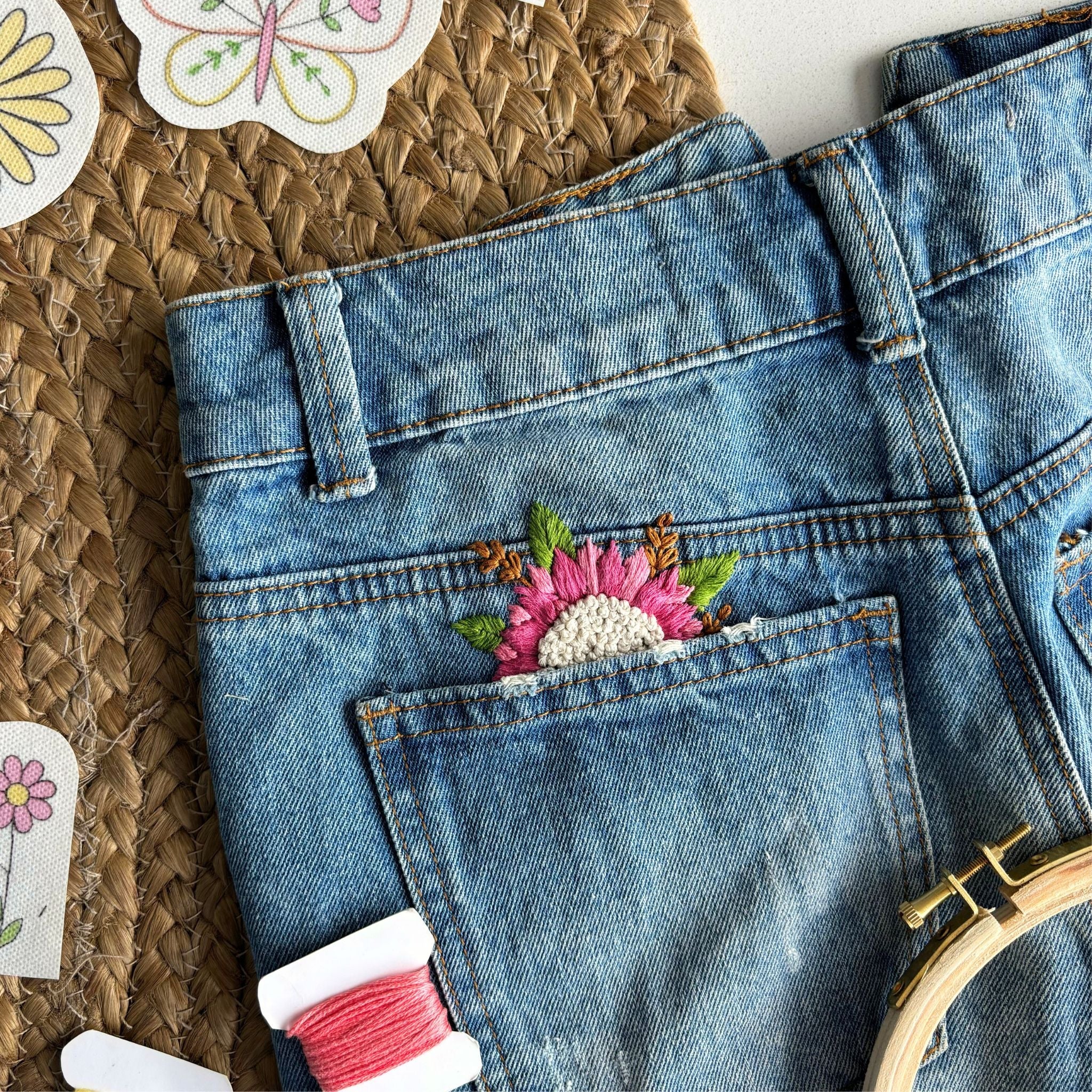 The Flower Love Stick and Stitch Kit