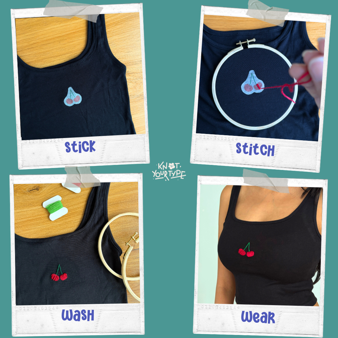 The Flower Love Stick and Stitch Kit