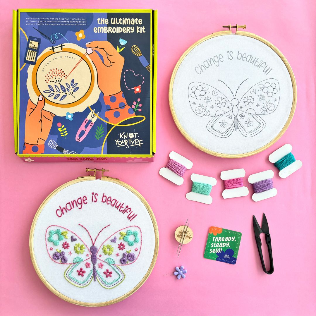 Change is Beautiful DIY Embroidery Kit