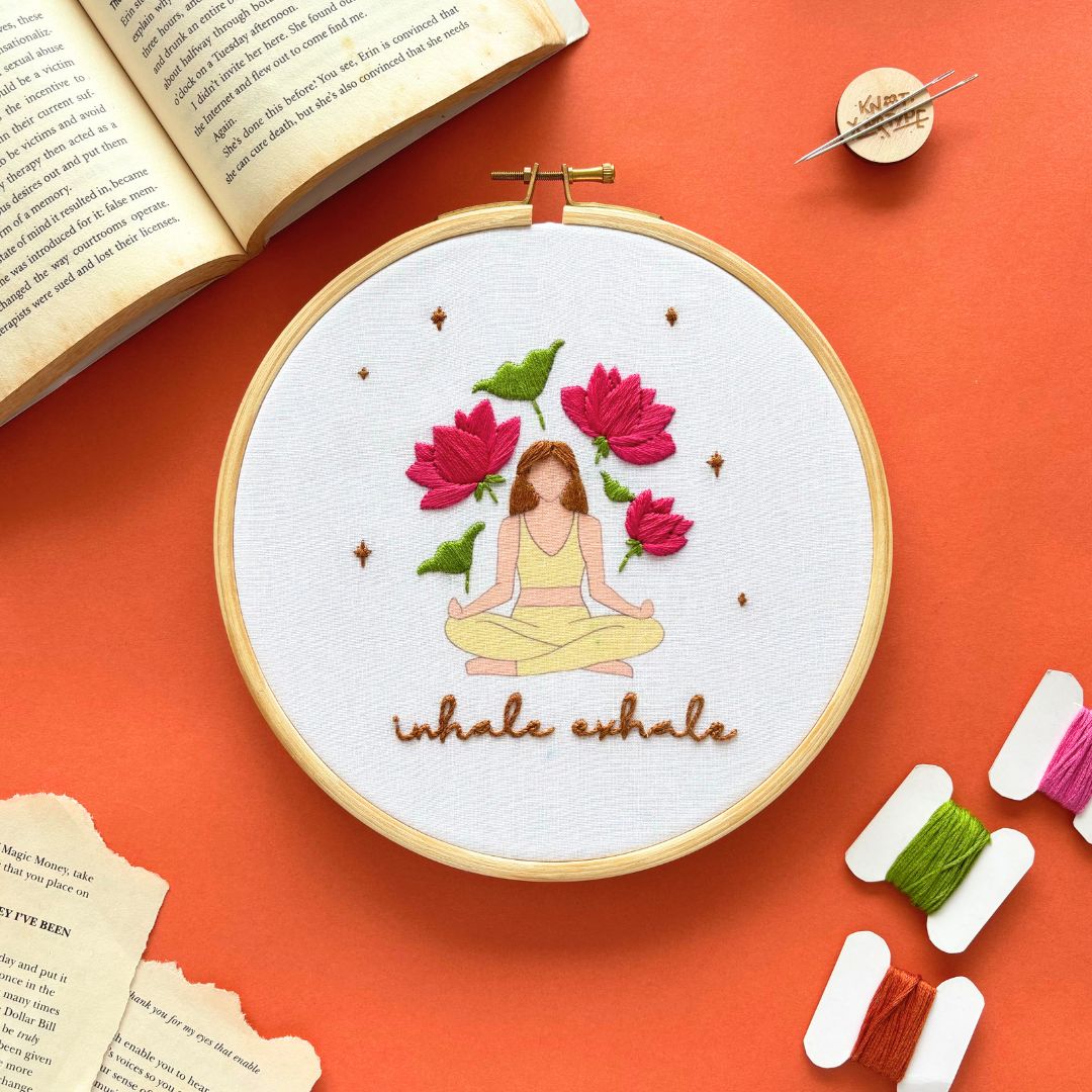 Zen & Zest DIY Embroidery Kit - Bundle Of 2