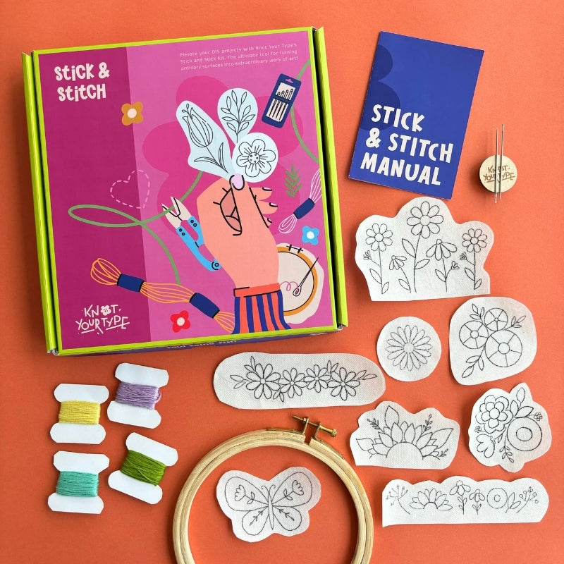 The Flower Love Stick and Stitch Kit