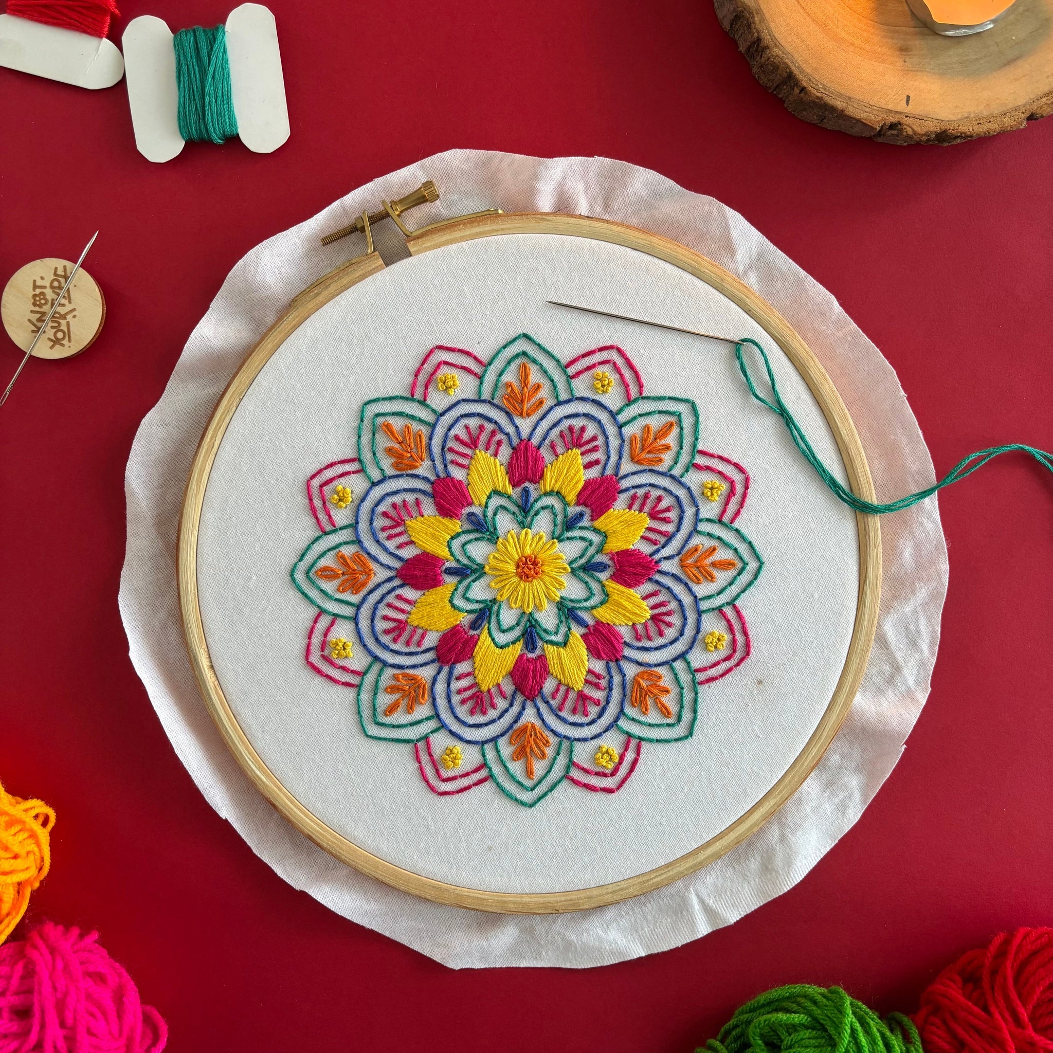 Mandala Art DIY Embroidery Kit