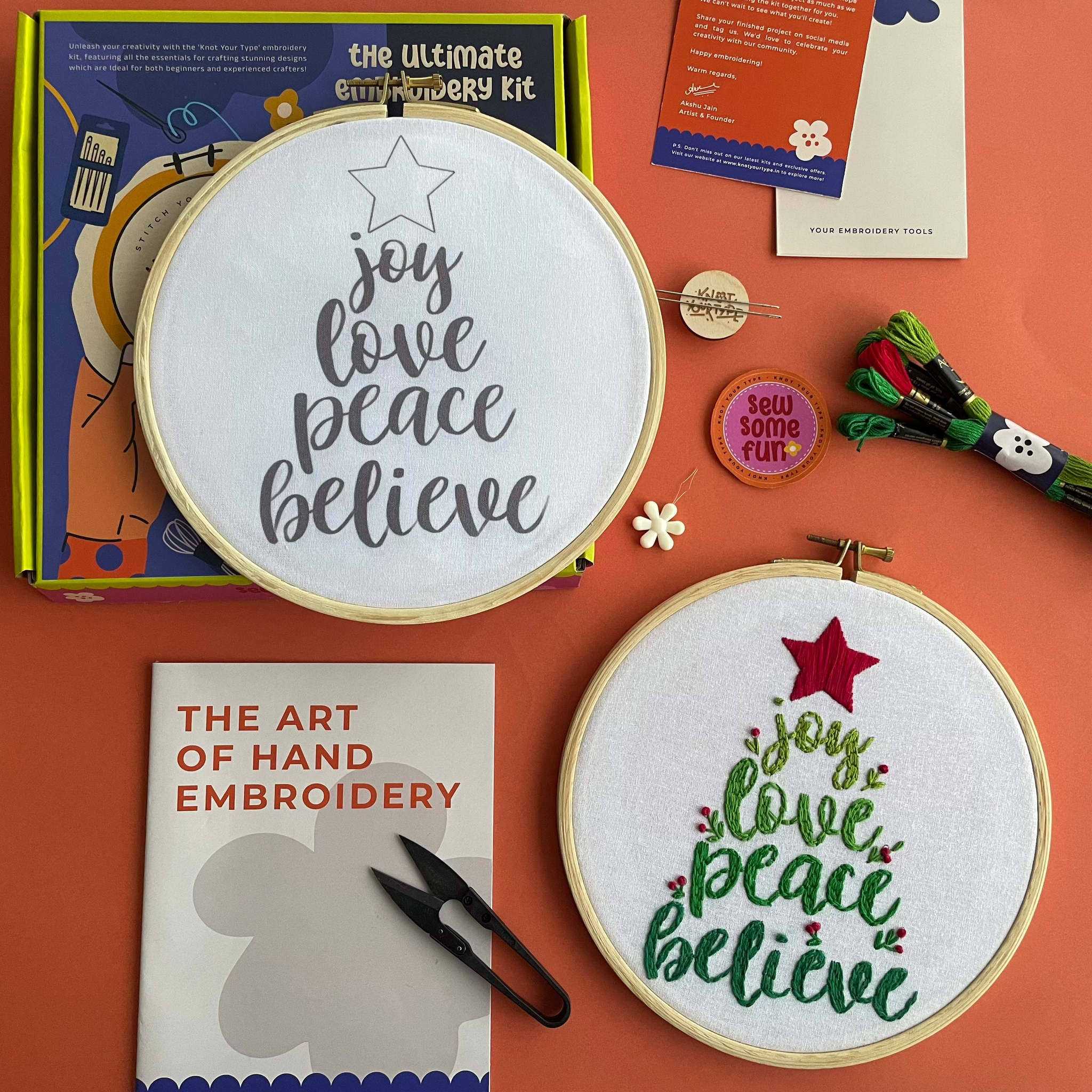 Happy Tree DIY Embroidery Kit