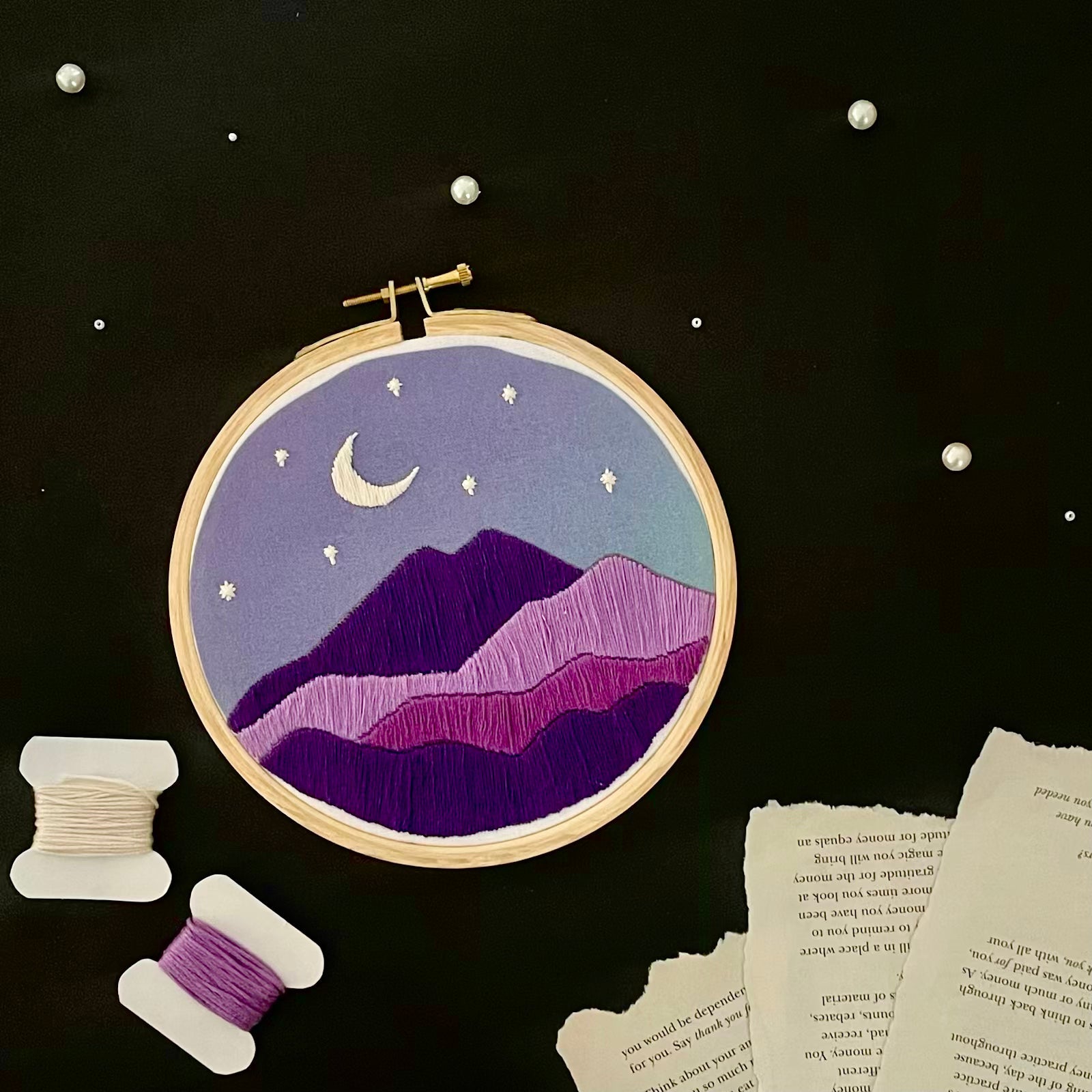 Ocean Glow DIY Embroidery Kit - Bundle Of 2