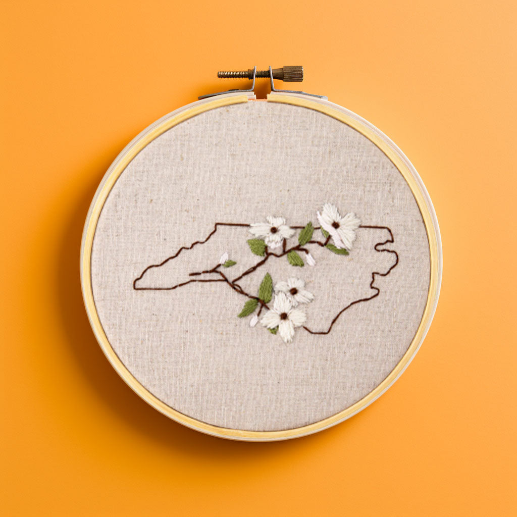 Floral State Map DIY Kit
