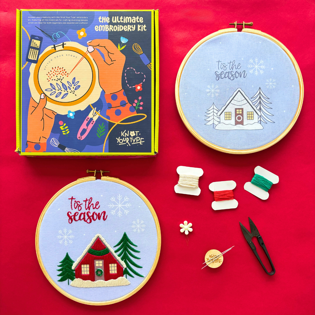 Tis the Season DIY Embroidery Kit