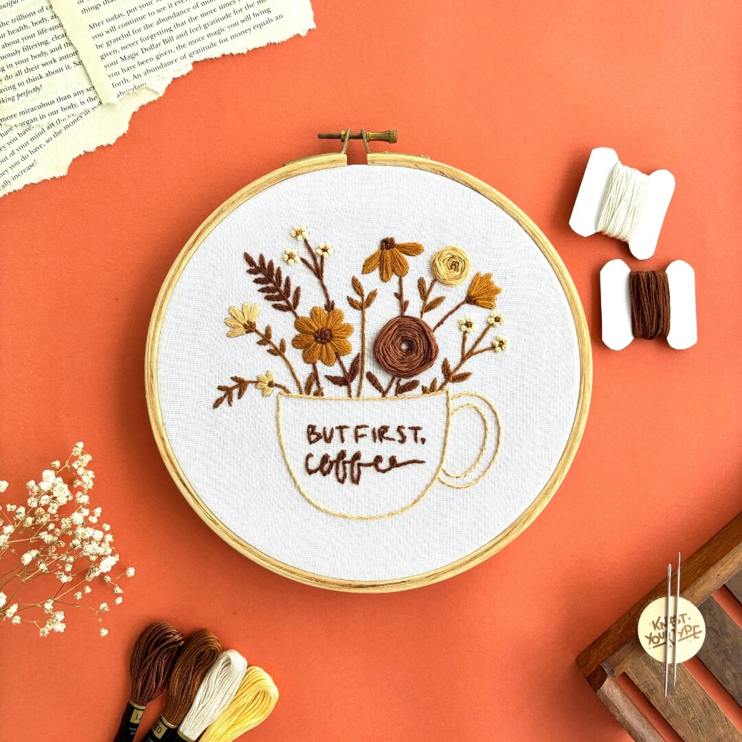 You are Enough DIY Embroidery Kit - Bundle Of 2