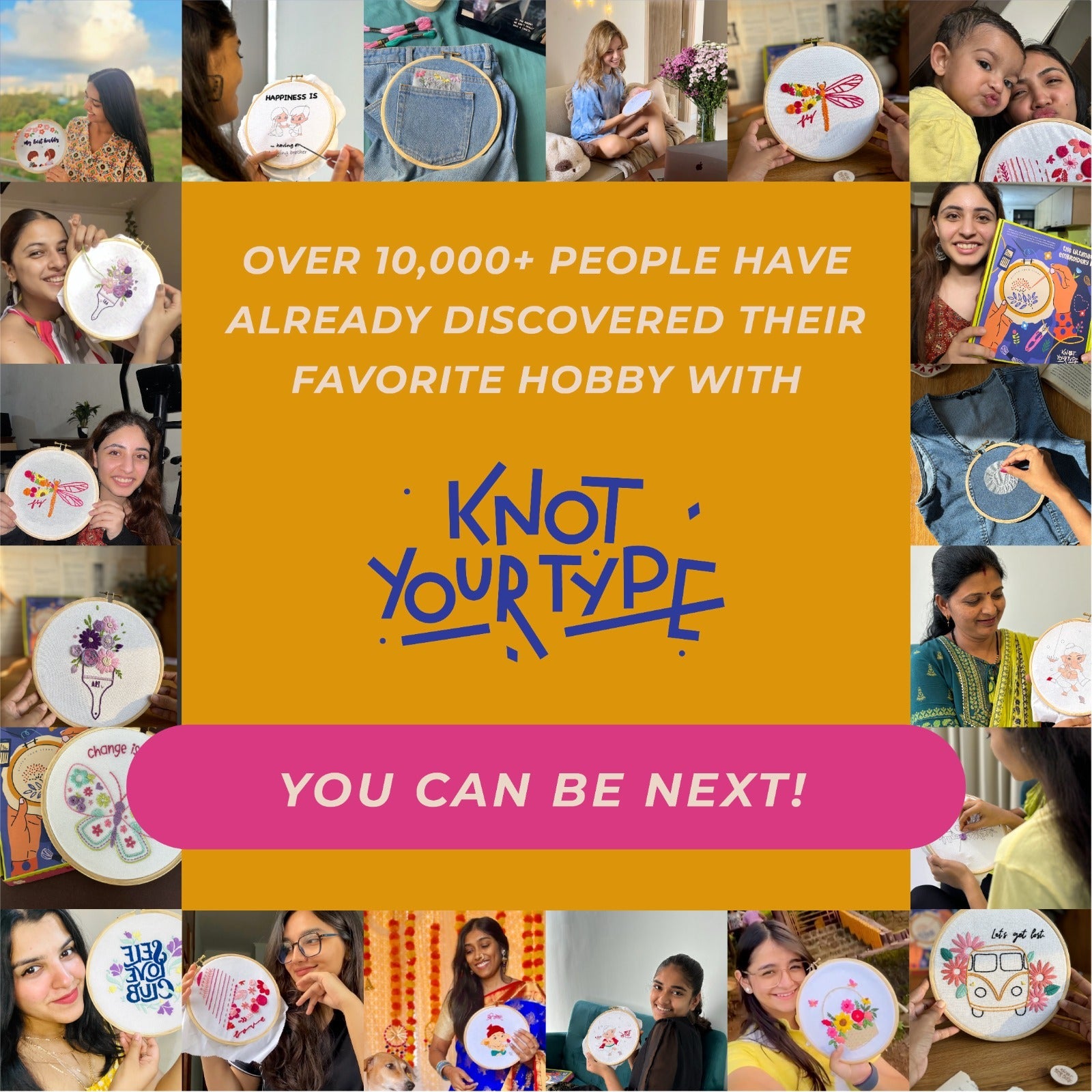 Beginner's Friendly DIY Embroidery Learning Kit - Love