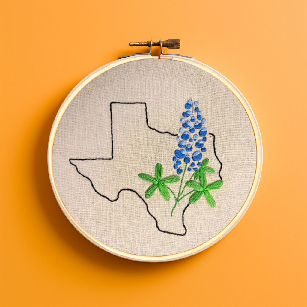 Floral State Map DIY Kit